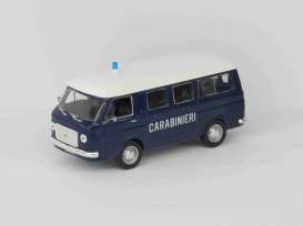 Fiat  - 238 Mini Van white/blue - 1:43 - Magazine Models - Pow011 - MagPow011 | Toms Modelautos