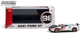 Ford  - GT 2021 white/black/red - 1:43 - GreenLight - 86192 - gl86192 | Toms Modelautos