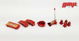 diorama Accessoires - red/yellow - 1:18 - GMP - 18964 - gmp18964 | Toms Modelautos