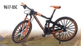 Bicycles - Mountain Bikes  - 2022 orange/black - 1:10 - Golden Wheel - 9617-05C - GW9617-05C-orange | Toms Modelautos
