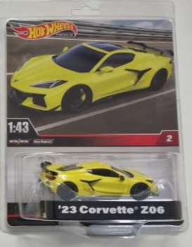 Corvette  - Z06 2023 yellow - 1:43 - Hotwheels - HMD48 - hwmvHMD48 | Toms Modelautos