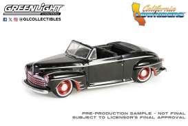 Ford  - Deluxe 1947 black/red - 1:64 - GreenLight - 63050A - gl63060A | Toms Modelautos