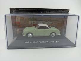 Volkswagen  - Karmann Ghia 1959 green/white - 1:43 - Magazine Models - Karmann - magMexKarmann | Toms Modelautos