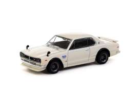 Nissan  - Skyline 2000 GT-R KPGC10 white - 1:64 - Tarmac - T64G-043-WH - TC-T64G043WH | Toms Modelautos