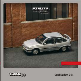 Opel  - Kadett GSi silver - 1:64 - Tarmac - T64G-065-SL - TC-T64G065SL | Toms Modelautos