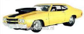 Chevrolet  - 1970 yellow - 1:18 - Welly - 12537y - welly12537y | Toms Modelautos