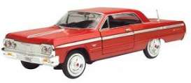 Chevrolet  - 1964 red - 1:24 - Motor Max - 73259r - mmax73259r | Toms Modelautos