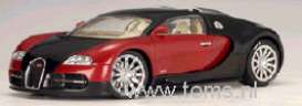 Bugatti  - black/red - 1:18 - AutoArt - 70901 - autoart70901 | Toms Modelautos