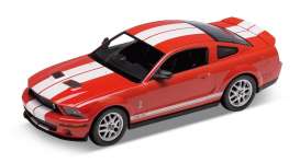 Shelby  - 2007 red - 1:24 - Welly - 22473r - welly22473r | Toms Modelautos