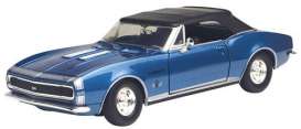 Chevrolet  - 1967 metallic blue - 1:24 - Motor Max - 73293b - mmax73293b | Toms Modelautos