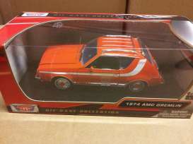 AMC  - 1974 orange - 1:24 - Motor Max - 73317o - mmax73317o | Toms Modelautos