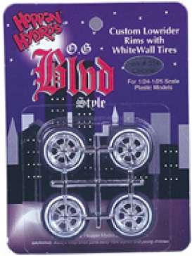 Rims &amp; tires Wheels & tires - chrome - 1:25 - Hoppin Hydro - s0514 - hops0514 | Toms Modelautos