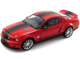 Shelby  - 2008 red/black - 1:18 - Shelby Collectibles - shelby313 | Toms Modelautos