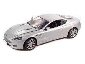 Aston Martin  - 2004 silver - 1:18 - Motor Max - 73174s - mmax73174s | Toms Modelautos