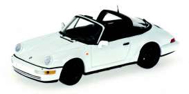 Porsche  - 1991 white - 1:43 - Minichamps - 400061365 - mc400061365 | Toms Modelautos