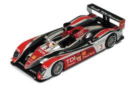 Audi  - 2008 black/red - 1:43 - IXO Models - lmm145 - ixlmm145 | Toms Modelautos