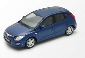 Hyundai  - 2008 blue - 1:24 - Welly - 22513b - welly22513b | Toms Modelautos