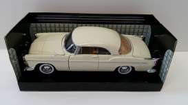 Chrysler  - 1955 white - 1:24 - Motor Max - 73302w - mmax73302w | Toms Modelautos