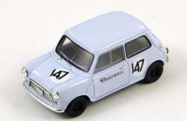 Mini  - 1960 light blue - 1:43 - Spark - S1519 - spaS1519 | Toms Modelautos