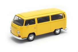 Volkswagen  - 1972 yellow - 1:24 - Welly - 22472y - welly22472y | Toms Modelautos