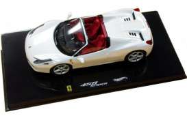 Ferrari  - 2012 pearl white - 1:43 - Hotwheels Elite - mvW1183 - hwmvW1183 | Toms Modelautos