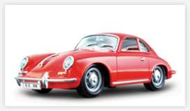Porsche  - red - 1:24 - Bburago - 22079r - bura22079r | Toms Modelautos