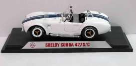 Shelby Cobra - 1966 white/blue - 1:18 - Shelby Collectibles - shelby115 | Toms Modelautos
