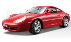 Porsche  - red - 1:18 - Bburago - 12037r - bura12037r | Toms Modelautos