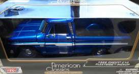 Chevrolet  - 1966 light blue metallic - 1:24 - Motor Max - 73355lbm - mmax73355lbm | Toms Modelautos