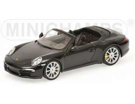 Porsche  - 2012 black - 1:43 - Minichamps - 410060230 - mc410060230 | Toms Modelautos