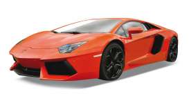 Lamborghini  - Aventador 2011 orange - 1:18 - Welly - 18041o - welly18041o | Toms Modelautos