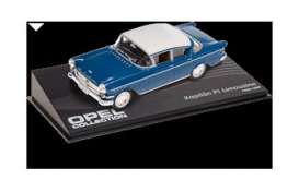 Opel  - 1958 blue/white - 1:43 - Magazine Models - OkapPIb - MagOkapPIb | Toms Modelautos
