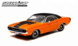 Dodge  - 1970 orange/black - 1:43 - GreenLight - 86207 - gl86207 | Toms Modelautos