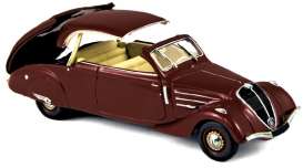 Peugeot  - 1937 dark red - 1:43 - Norev - 474217 - nor474217 | Toms Modelautos