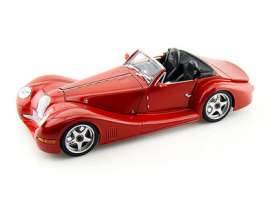 Morgan  - 2003 red - 1:18 - Bburago - 12050r - bura12050r | Toms Modelautos