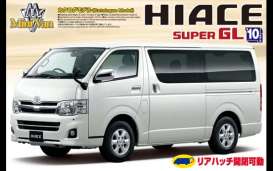 Toyota  - Hiace 2010  - 1:24 - Aoshima - 150699 - abk150699 | Toms Modelautos