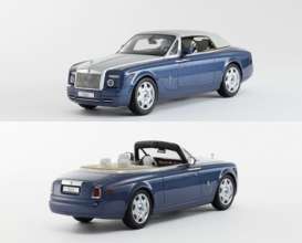 Rolls Royce  - blue - 1:43 - Kyosho - 5532MB - kyo5532MB | Toms Modelautos