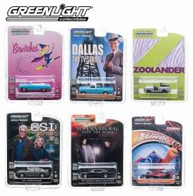 Ford  - 1964 silver - 1:64 - GreenLight - 44660C - gl44660C | Toms Modelautos