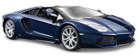 Lamborghini  - Aventador 2012 blue - 1:24 - Maisto - 31504b - mai31504b | Toms Modelautos