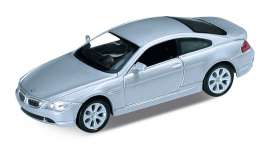 BMW  - 645Ci silver - 1:34 - Welly - 42353Ws - welly42353Ws | Toms Modelautos