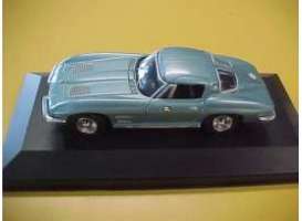 Chevrolet  - 1963 silverblue - 1:43 - Magazine Models - magAPsting | Toms Modelautos