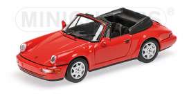 Porsche  - 1990 red - 1:43 - Minichamps - 430067330 - mc430067330 | Toms Modelautos