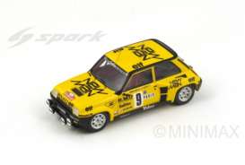 Renault  - 1982 yellow - 1:43 - Spark - s3854 - spas3854 | Toms Modelautos