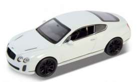 Bentley  - 2012 white - 1:34 - Welly - 43623w - welly43623w | Toms Modelautos