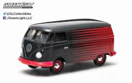 Volkswagen  - 1962 black/red - 1:64 - GreenLight - 96130K - gl96130K | Toms Modelautos
