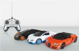 Bugatti  - black - 1:14 - Rastar - rastar70400bk | Toms Modelautos