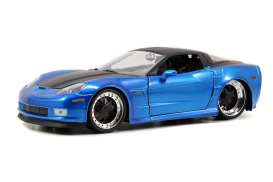 Chevrolet Corvette - 2006 blue - 1:24 - Jada Toys - 96804YUb - jada96804YUb | Toms Modelautos