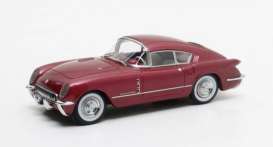 Chevrolet Corvette - red metallic - 1:43 - Matrix - 20302-092 - MX20302-092 | Toms Modelautos