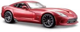 Dodge  - 2013 metallic red - 1:24 - Maisto - 31271mr - mai31271mr | Toms Modelautos