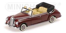 Mercedes Benz  - 1952 dark red - 1:43 - Minichamps - 437032131 - mc437032131 | Toms Modelautos